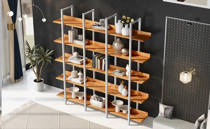 Modern Open Book Shelves Uttar Pradesh